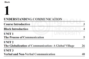 BEGAE 182 – English Communication Skills- BLOCK 01 - IGNOU TUTOR