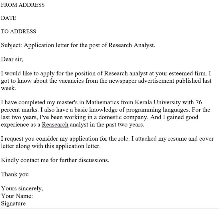 How To Write And Structure A Formal Letter IGNOU TUTOR